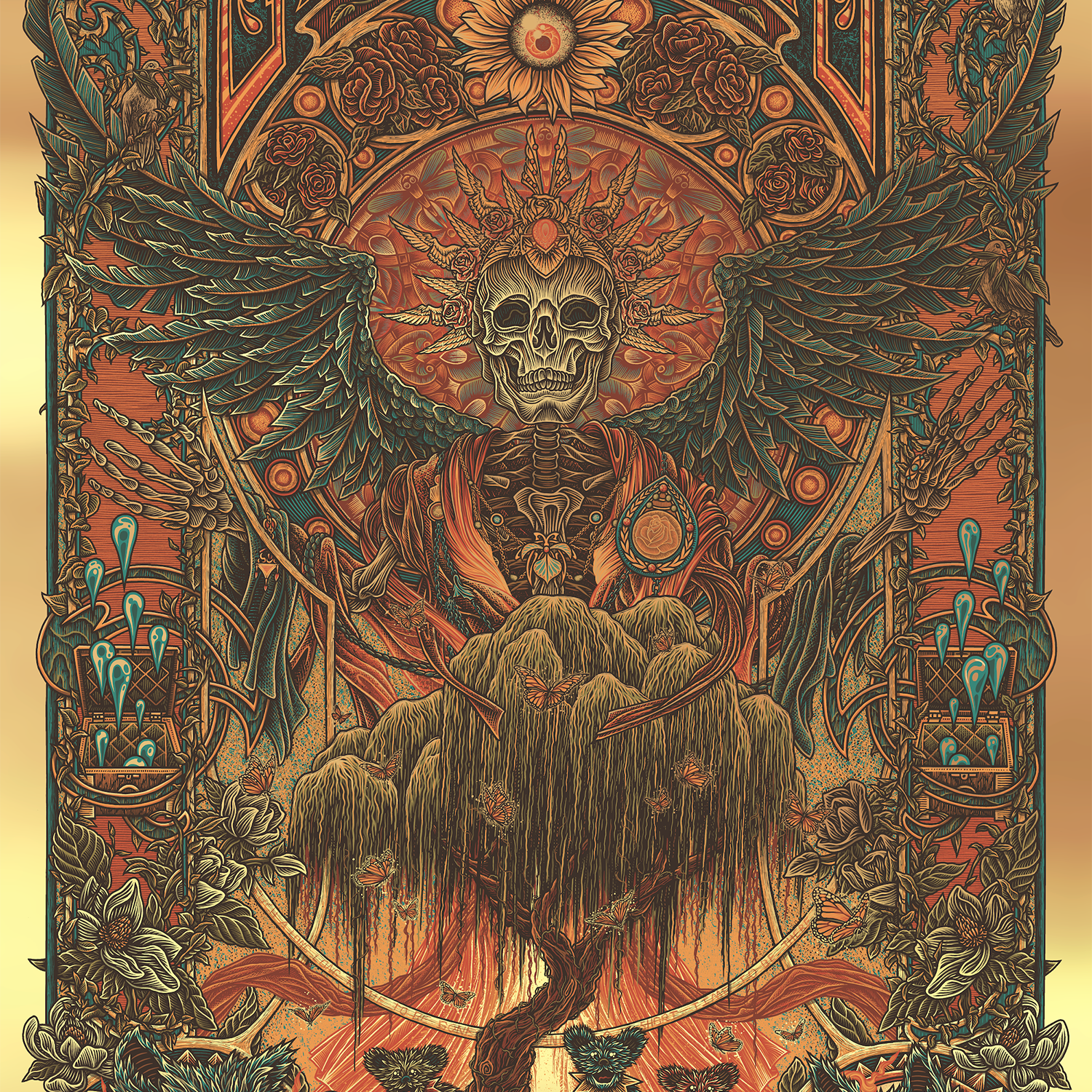 Luke Martin "Grateful Dead" Foil Edition