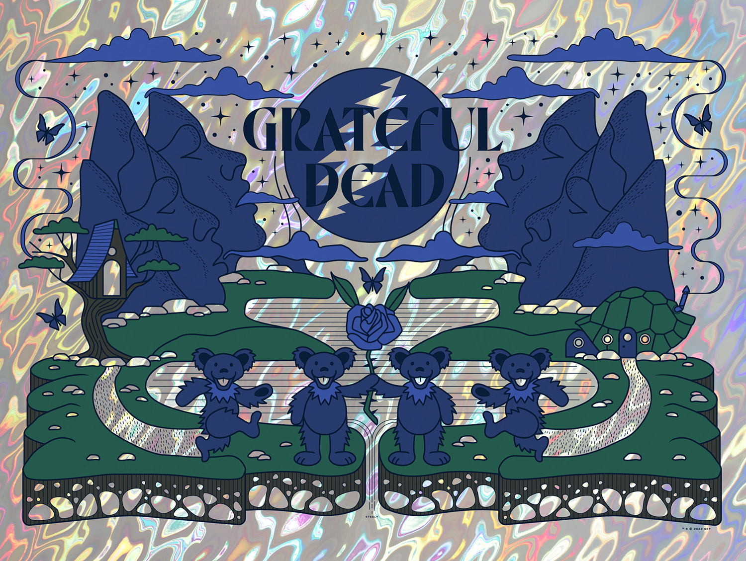 Brian Steely "Grateful Dead" Lava Foil Variant