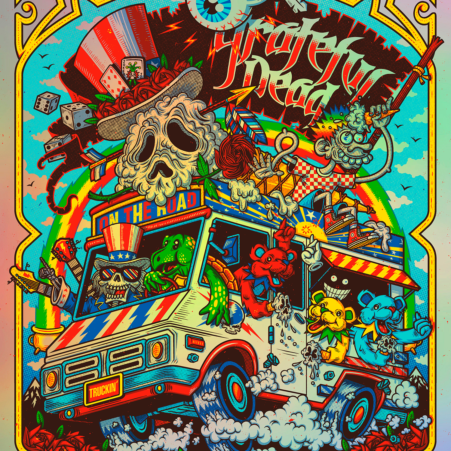 Juanpa "Grateful Dead" Rainbow Foil Variant