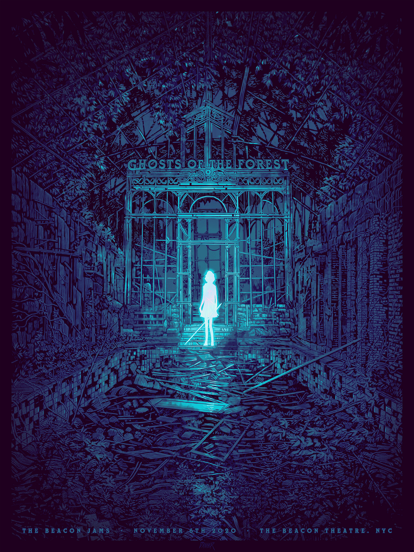 Daniel Danger "The Beacon Jams: Ghosts of the Forest" Variant