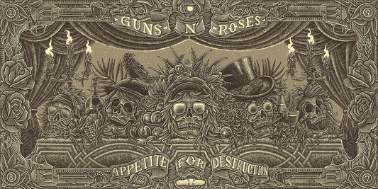 Luke Martin "Guns N' Roses" Line Art