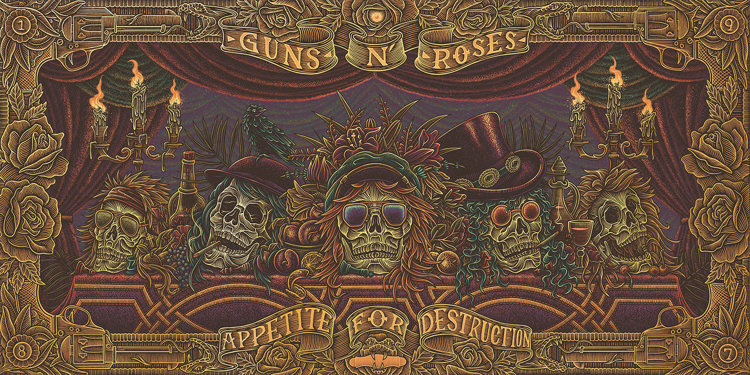 Luke Martin "Guns N' Roses" Foil