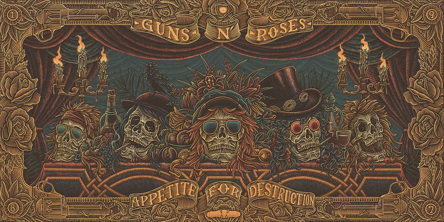 Luke Martin "Guns N' Roses" Variant Foil