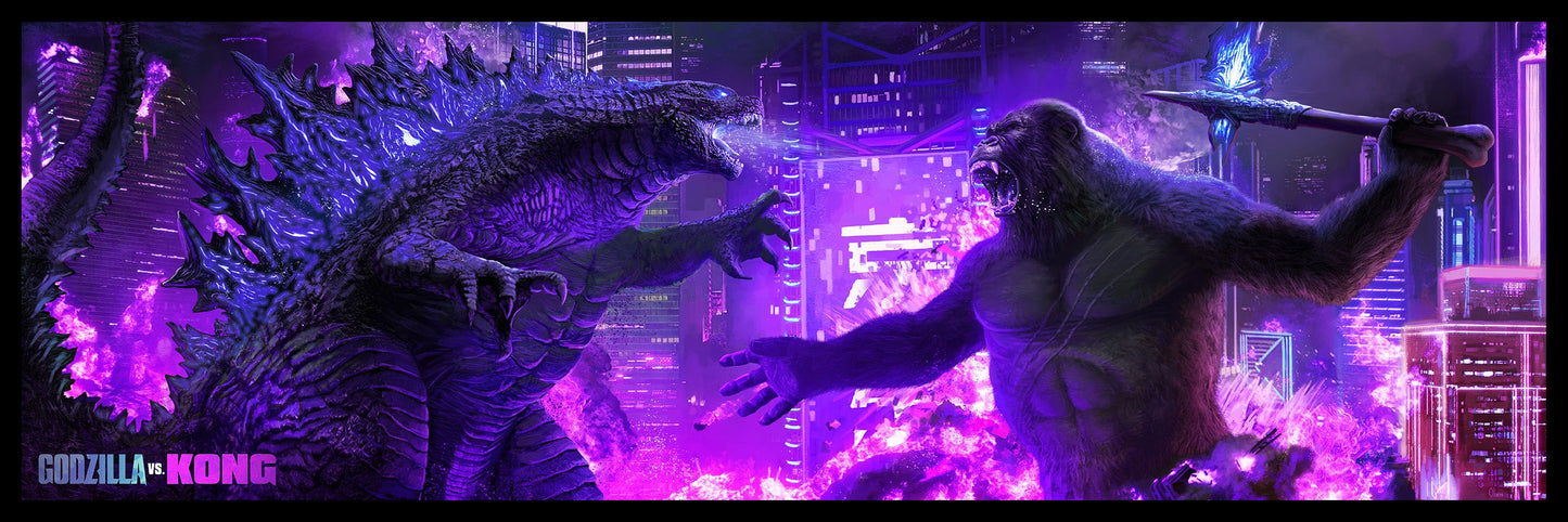 Pablo Olivera "Godzilla vs. Kong" Neon Variant AP