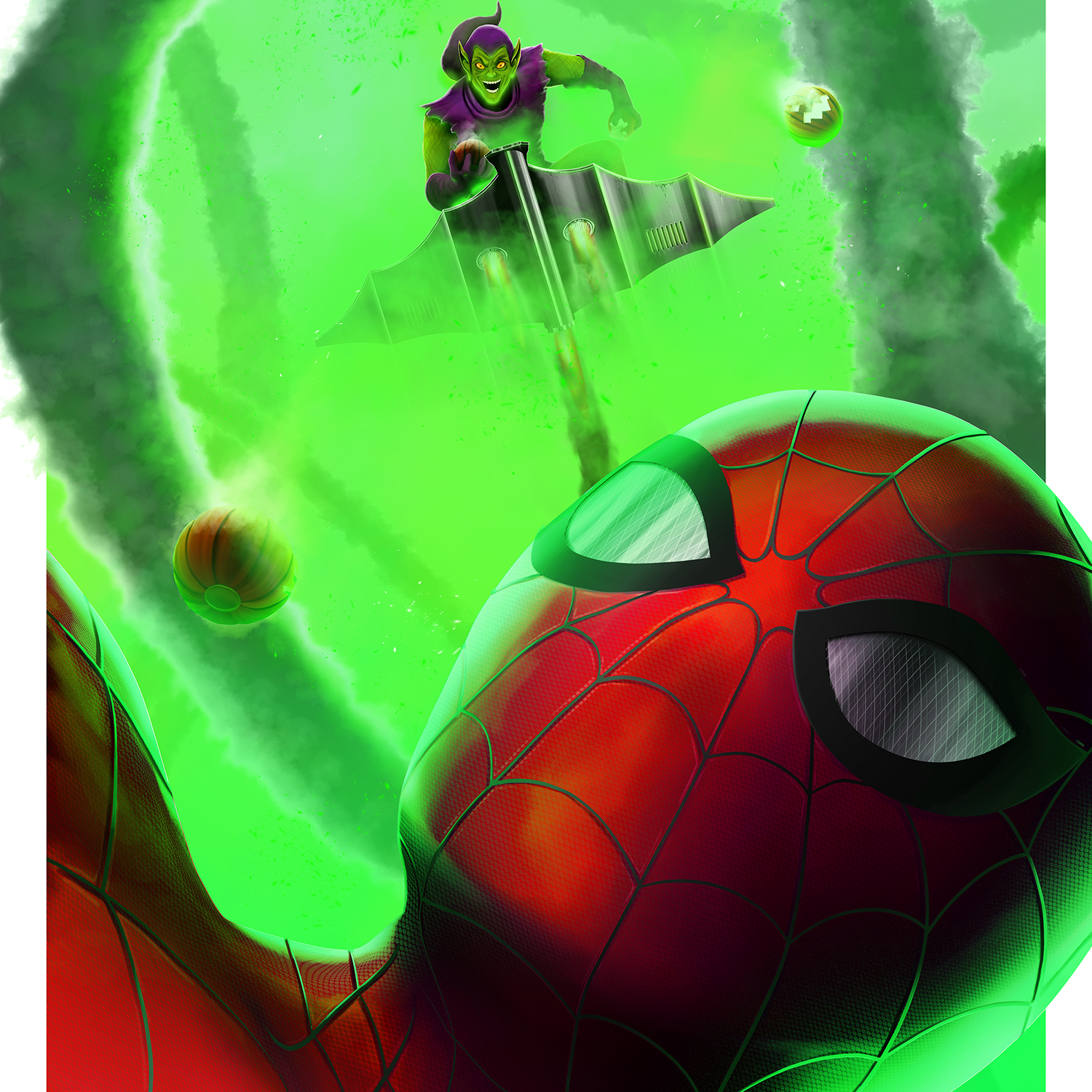 Ben Harman "Spider-Man vs. Green Goblin"