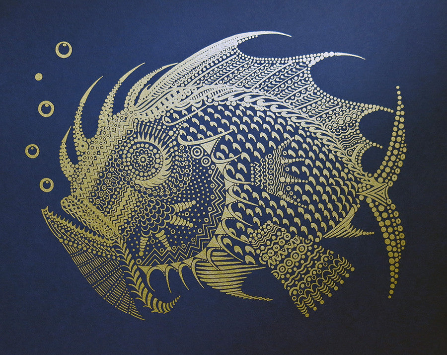 Anna Witt & David Welker "Gold Fish" Night Blue Edition