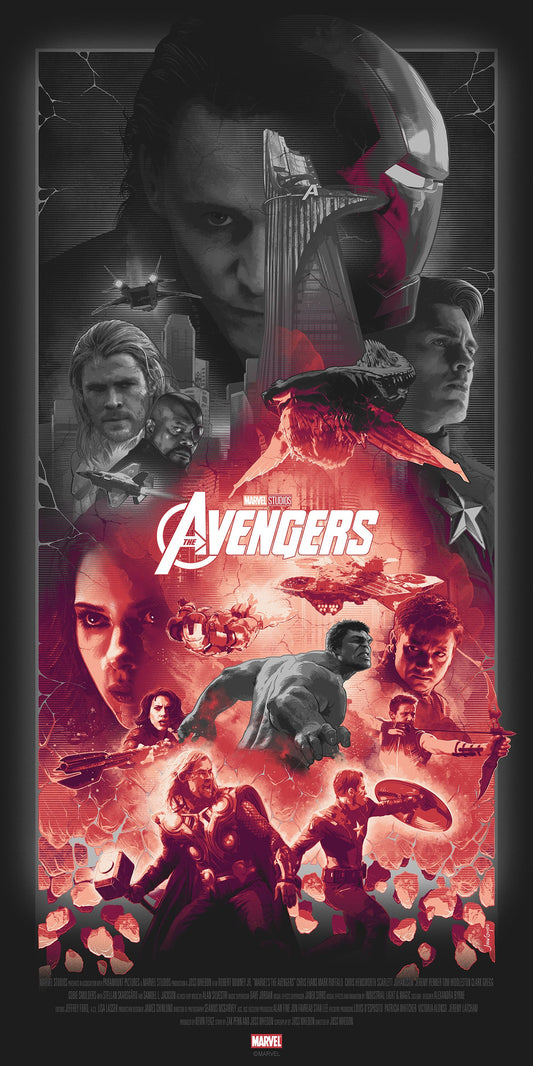 John Guydo "The Avengers" Noir Variant - AP