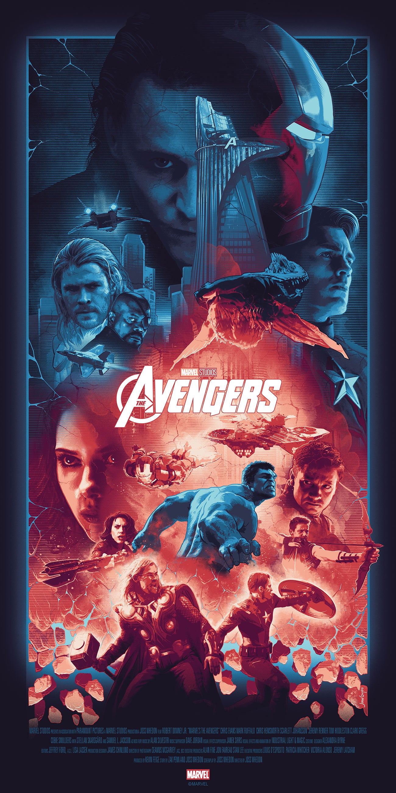 John Guydo "The Avengers" Timed Edition