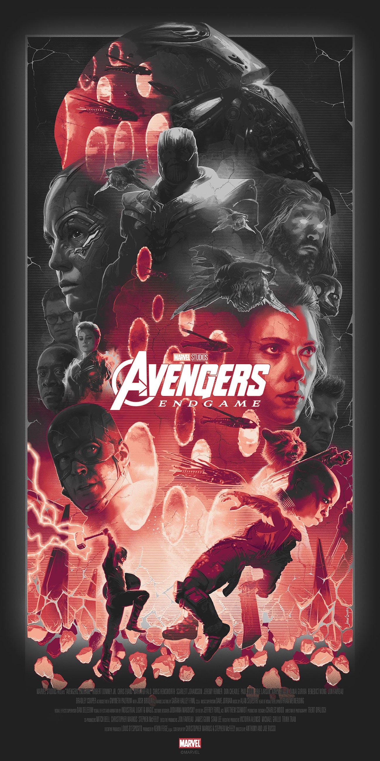 John Guydo "Avengers: Endgame" Noir Variant