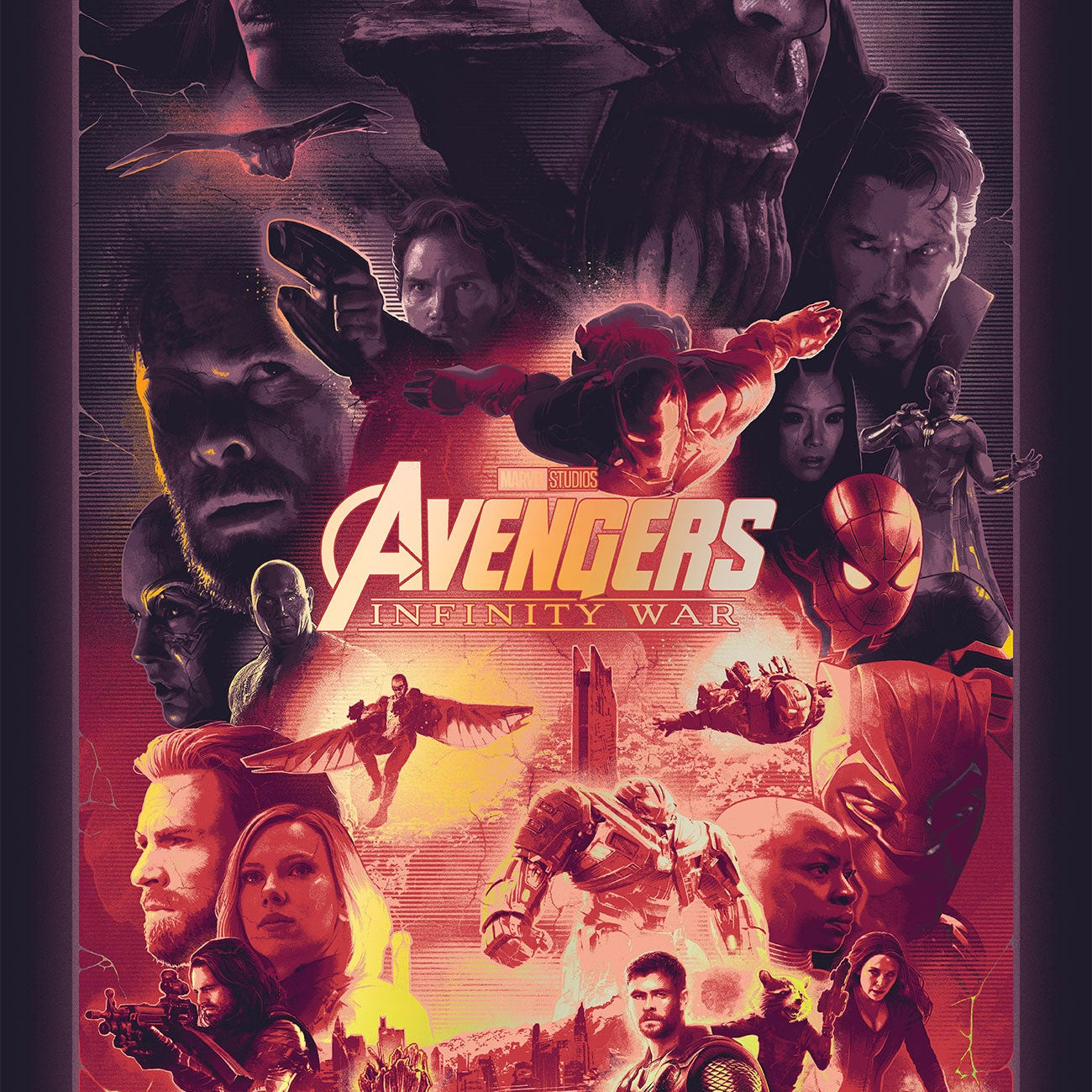 John Guydo "Avengers: Infinity War" Foil Variant - AP