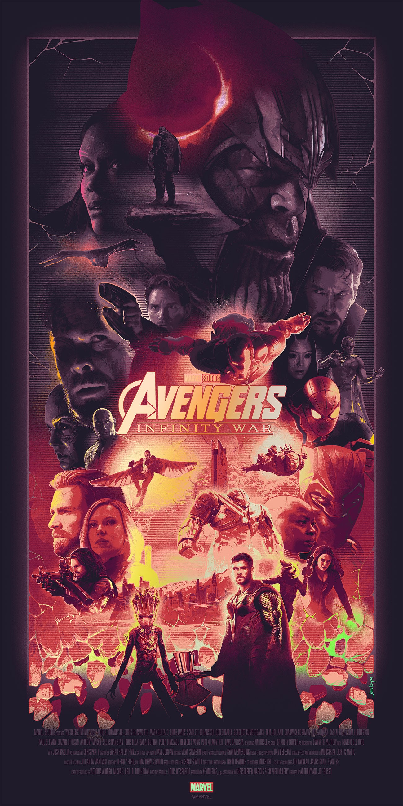 Avengers infinity buy saga art set