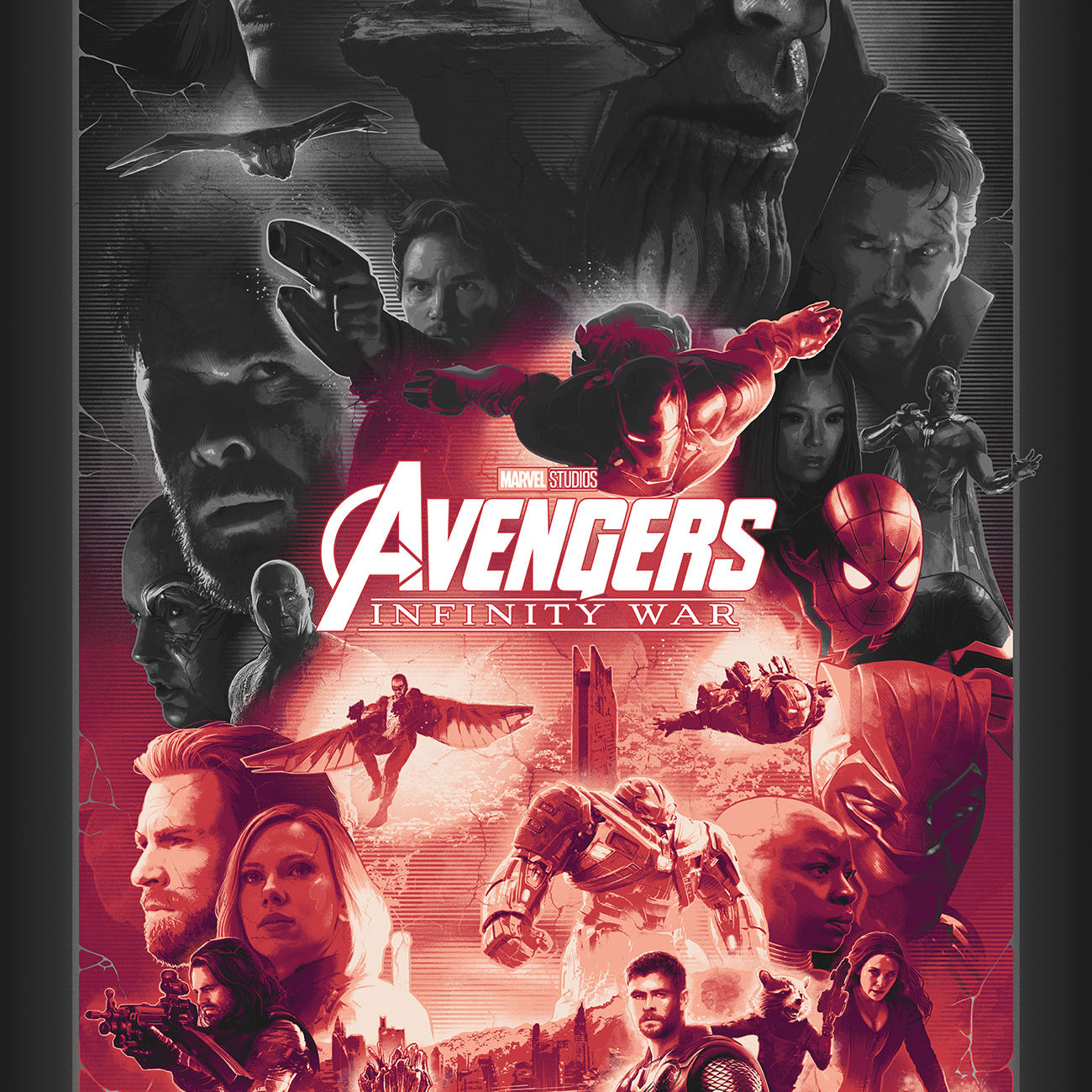 John Guydo "Avengers: Infinity War" Noir Variant