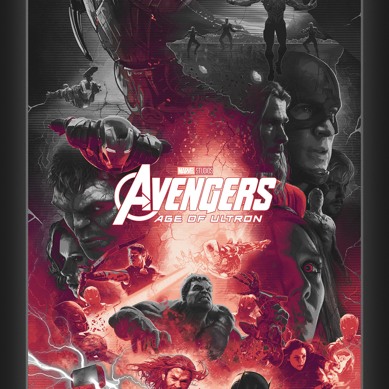 John Guydo "Avengers: Age of Ultron" Noir Variant