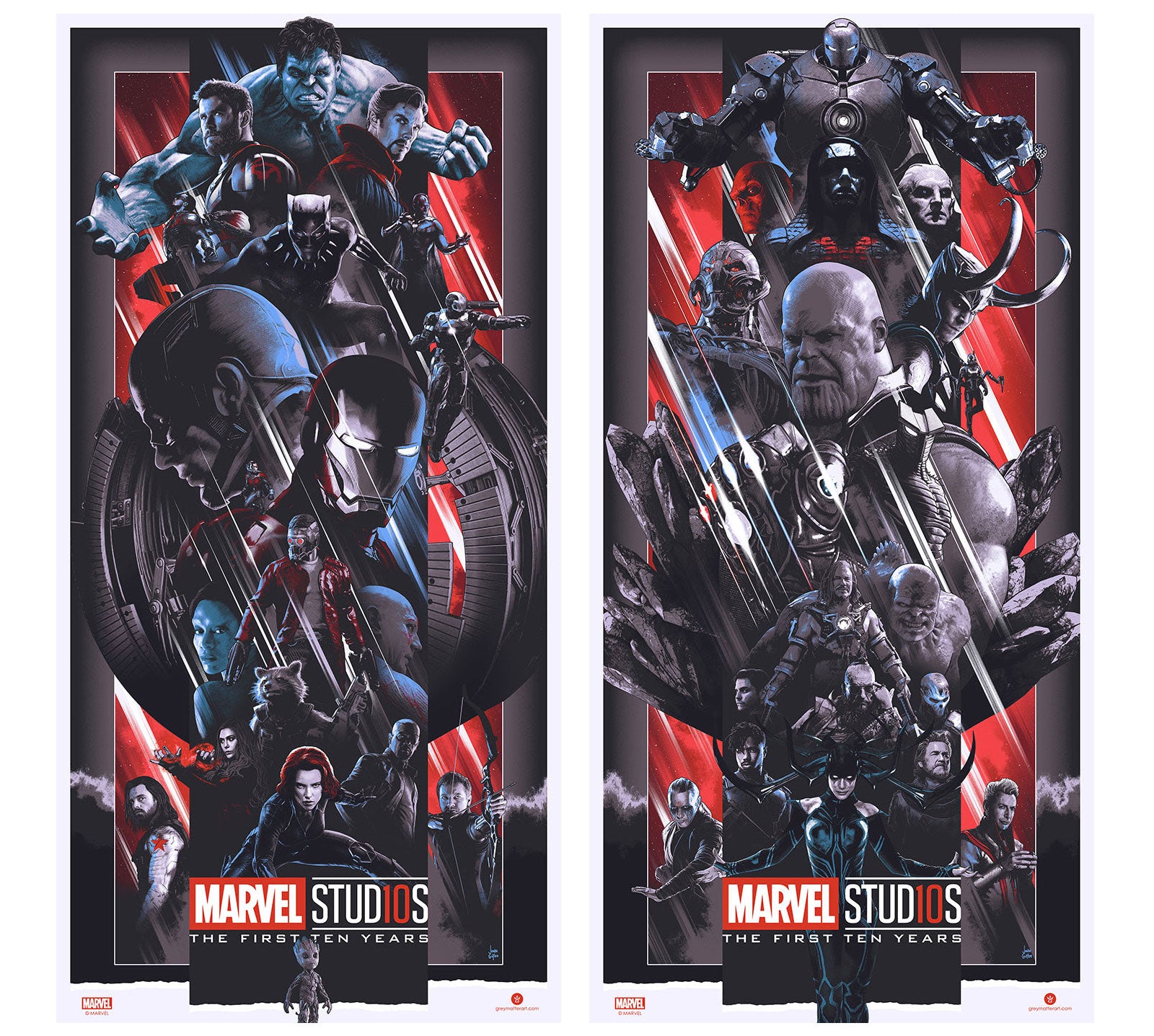 John Guydo "The First Ten Years" AP - Variant SET