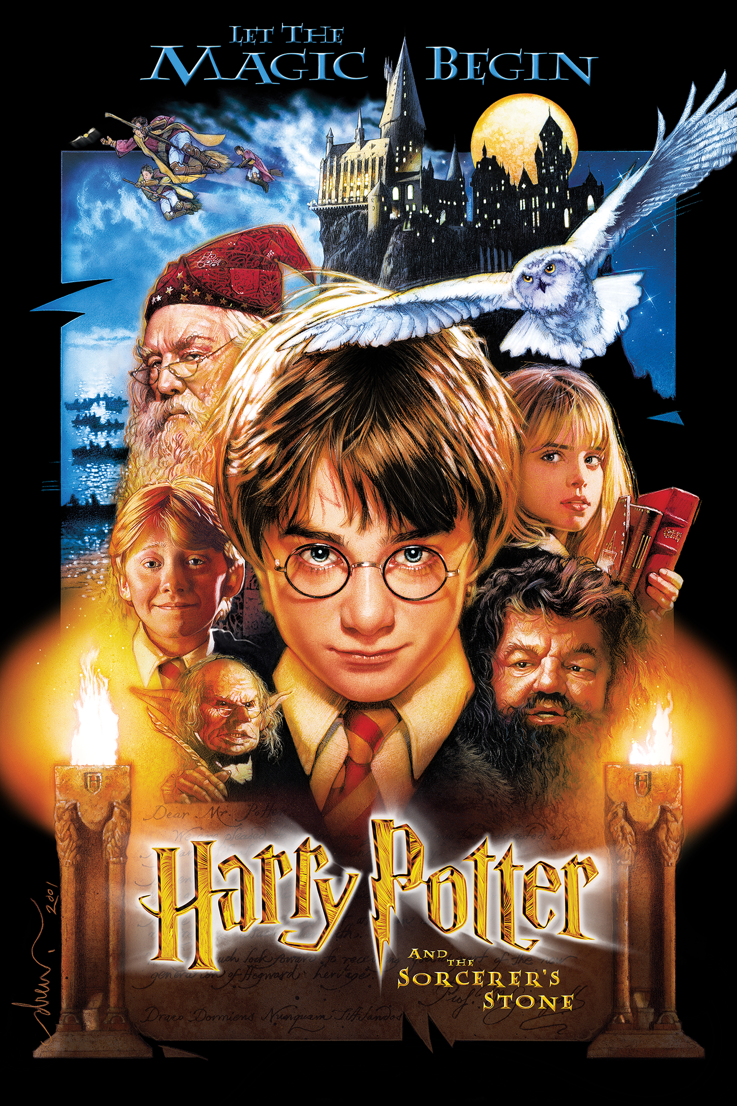Drew Struzan "Harry Potter and the Sorcerer's Stone" SET