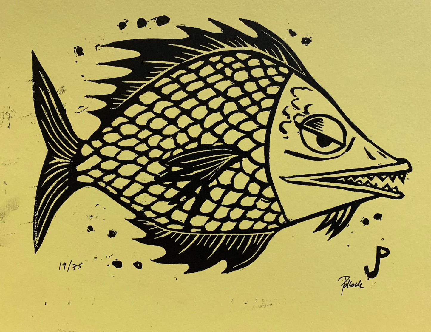 Jim Pollock "Fish" (Yellow Colorway) - LOTTERY ENTRY ONLY