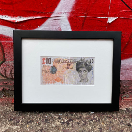 Banksy Di-Faced Tenner (Framed)