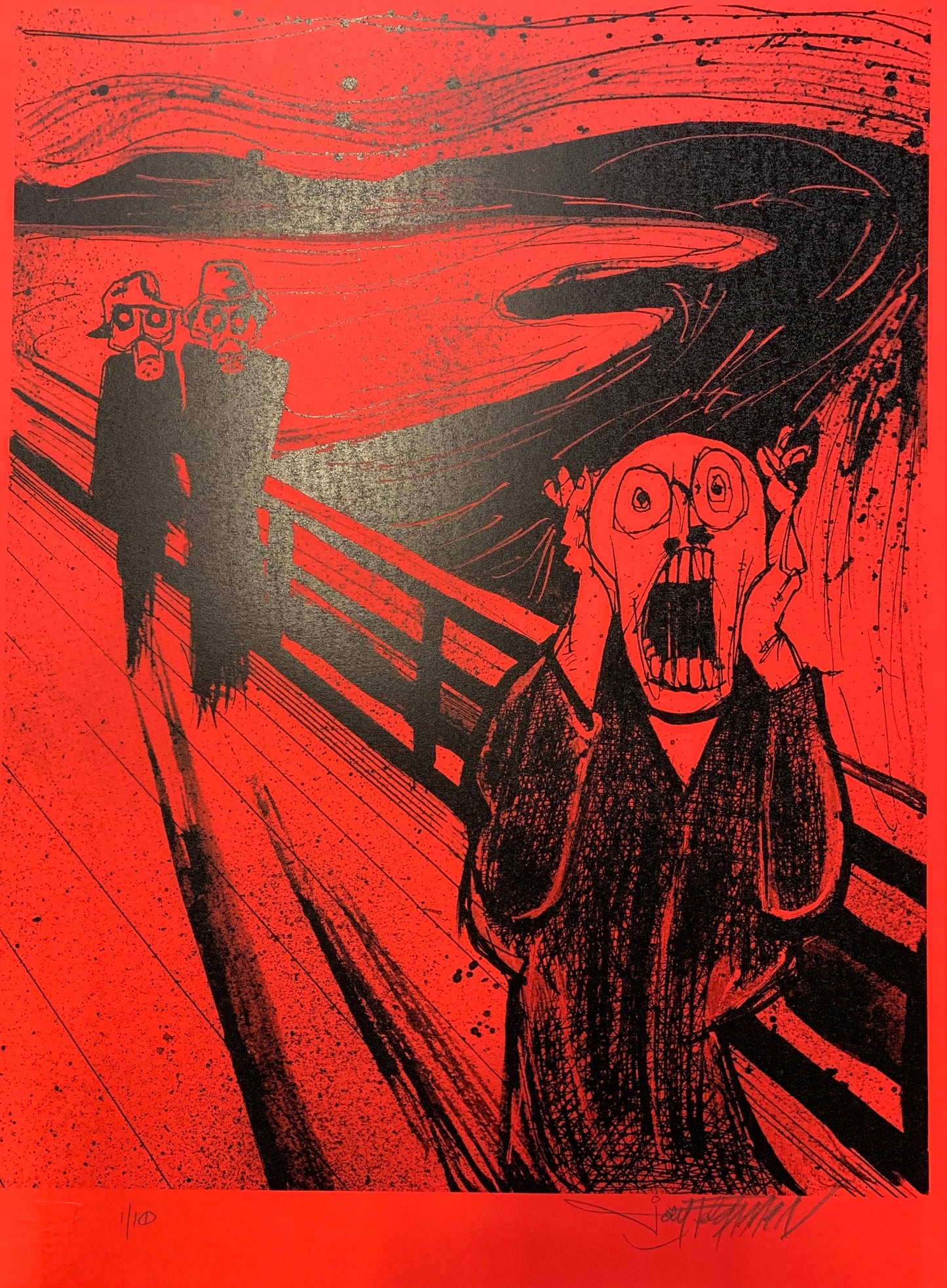 Joey Feldman "Another Scream" Red Paper Variant