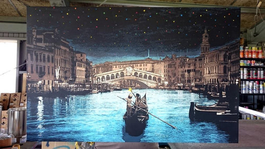 Roamcouch "Wish Upon A Star - Venice" Canvas