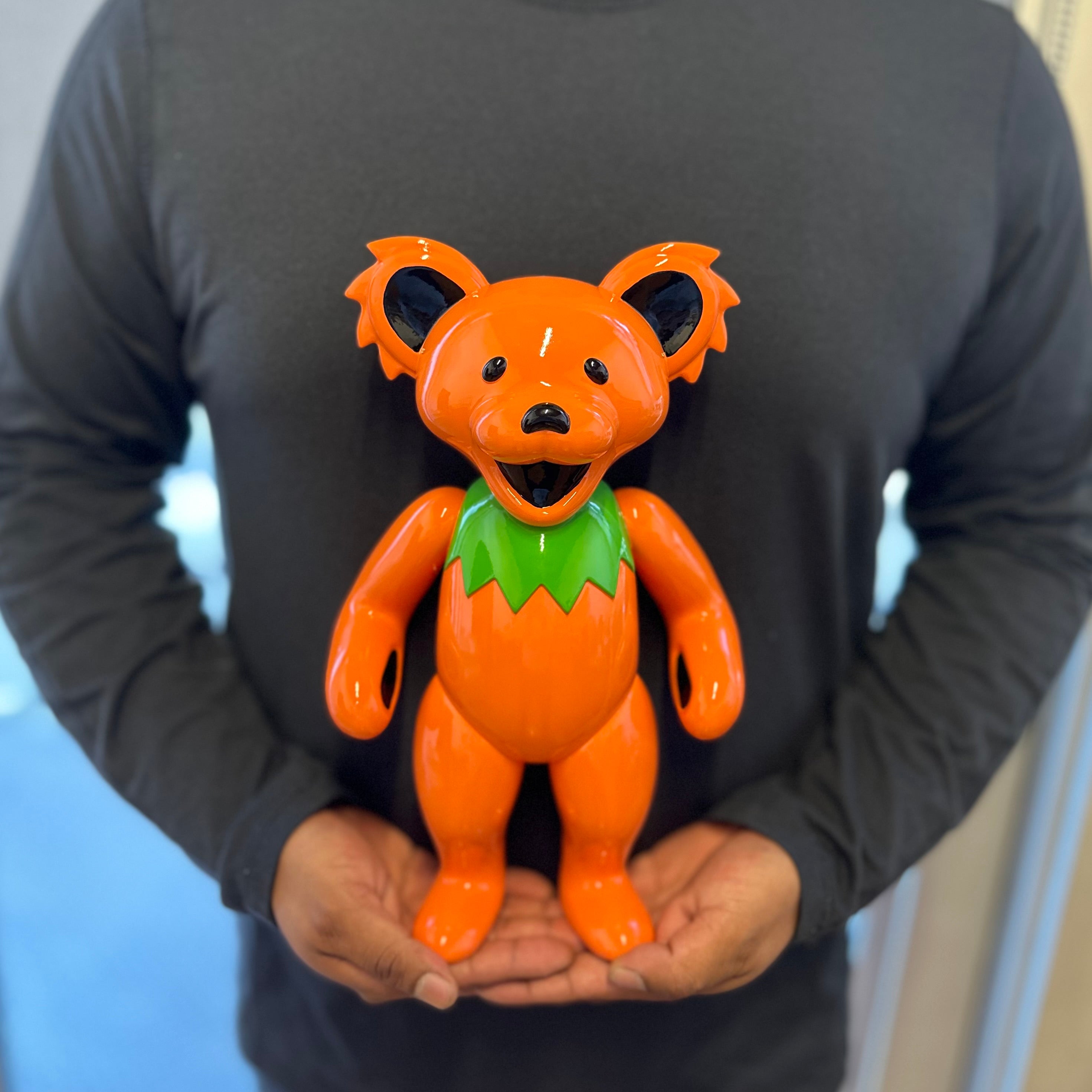 MEGA Grateful Dead Bear (Orange) - Resin Statue