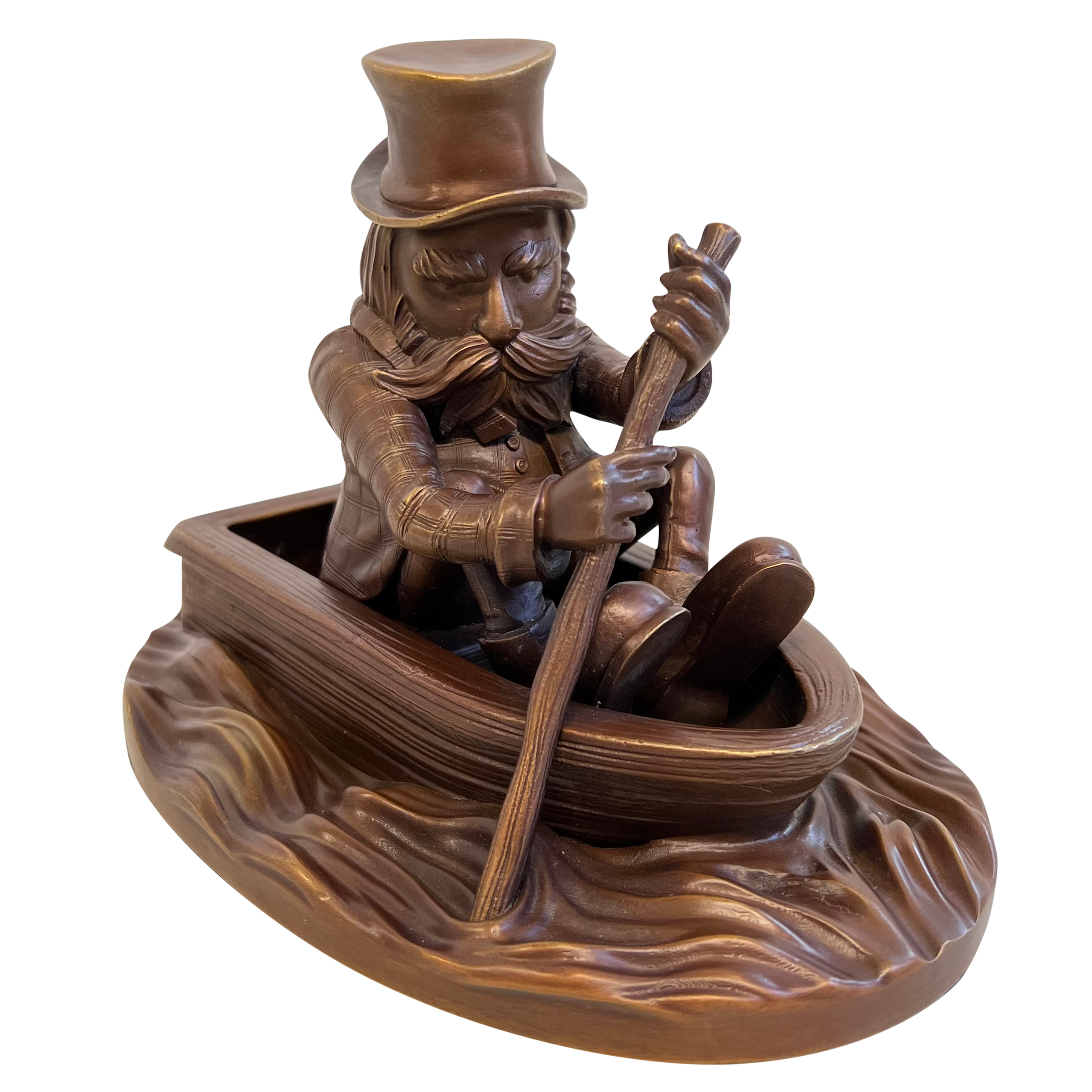 David Welker "The Boat Man" Bronze Statue & Print