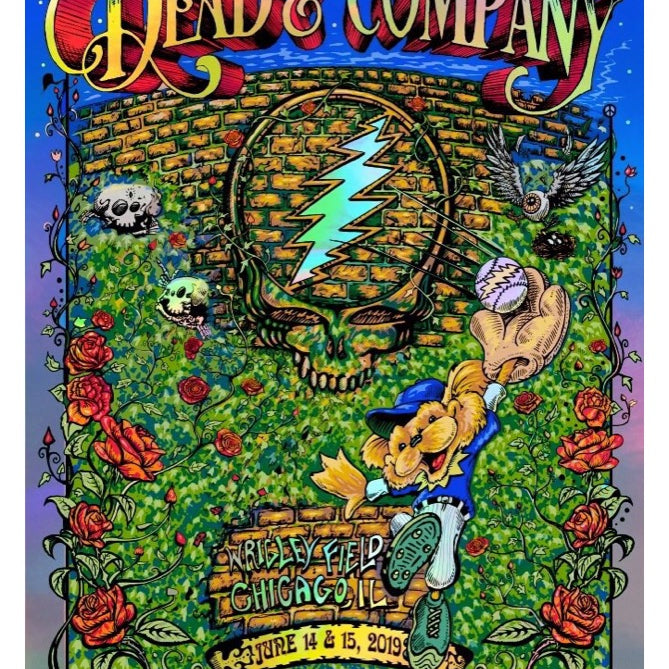 AJ Masthay & Mike Dubois "Dead & Company - Wrigley" Rainbow Foil
