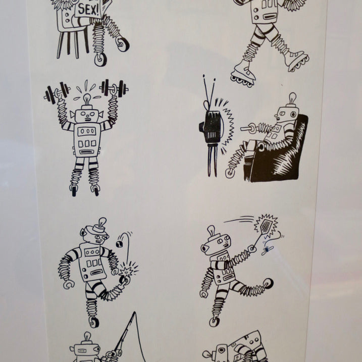 Phish Robots from 1999 Mail Order Tickets on one Proof