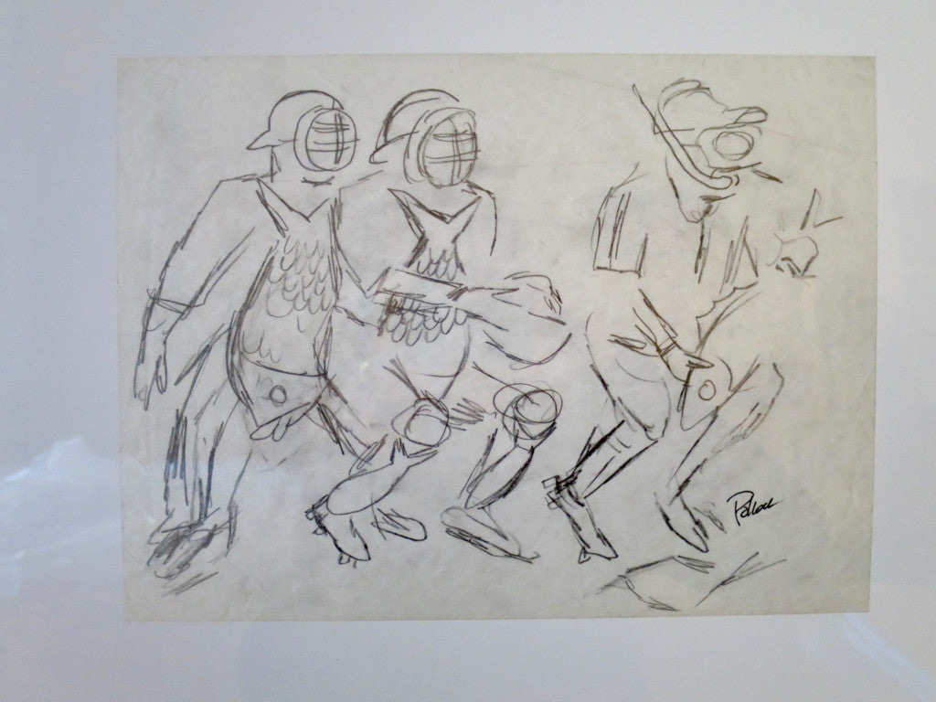 Phish Chicago '94 Baseball Card OG Pencil Concept Sketch