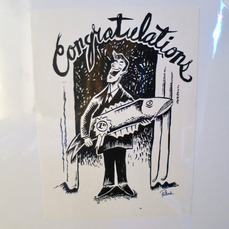 Phish 1994 Congratulations With Fish (2000 postcard) Proof