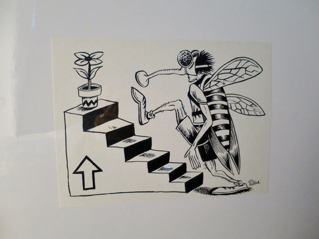 1994 Phish Bee Going Upstairs (2000 postcard) Proof