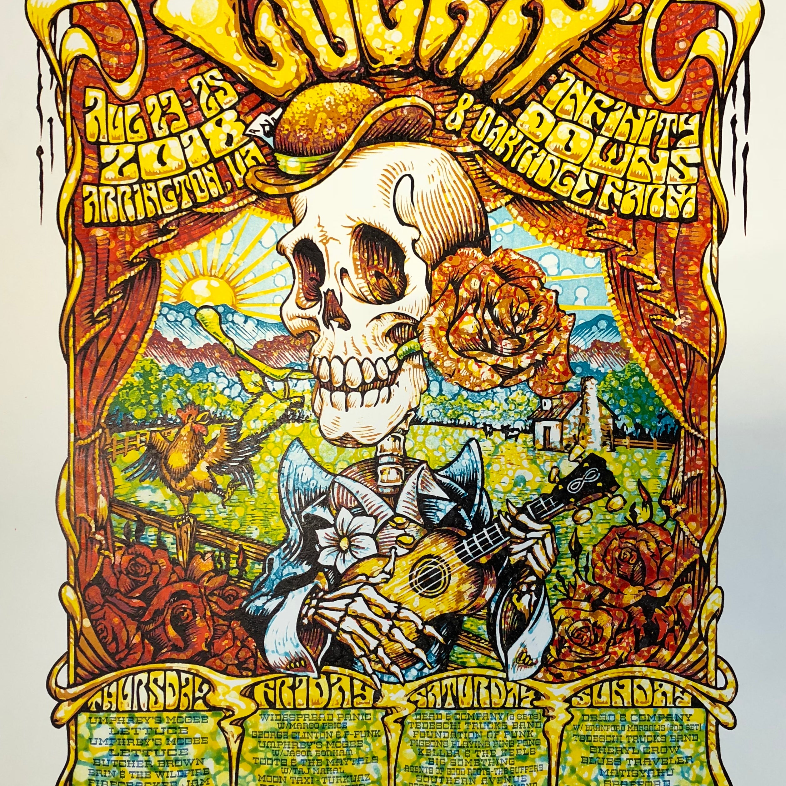 AJ Masthay "LOCKN' - Arlington" Watercolor