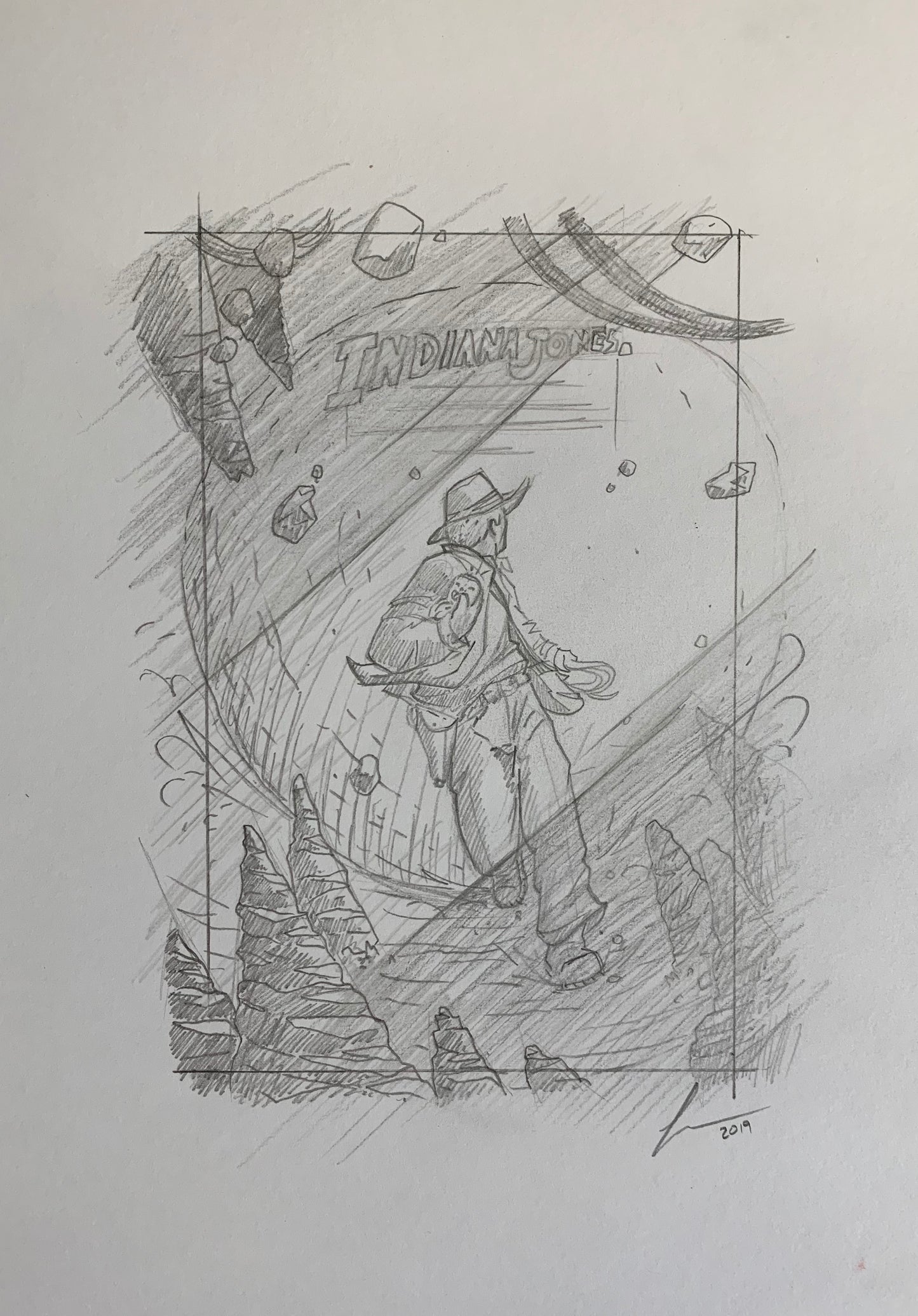 Florey "Indiana Jones Concept Sketch"