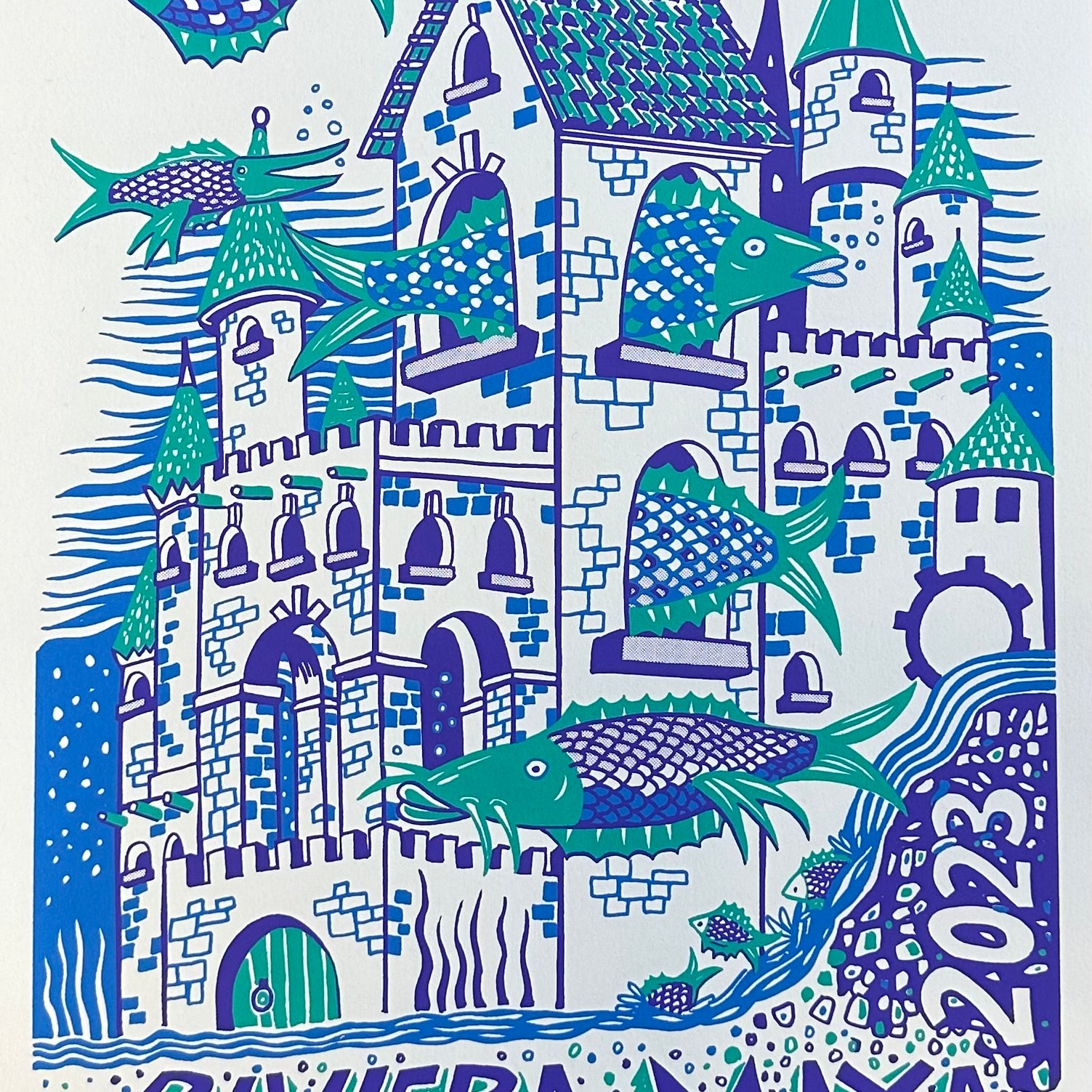 Jim Pollock "Waterwheel Riviera Maya 2023"