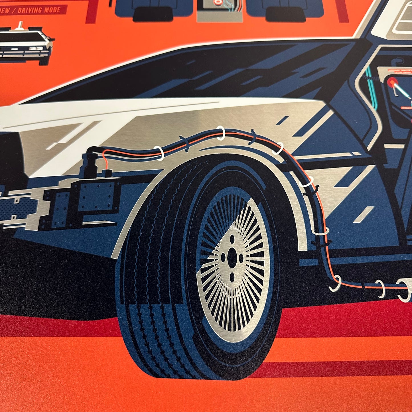 Tom Whalen "Back to the Future: Part II" Aluminum Print