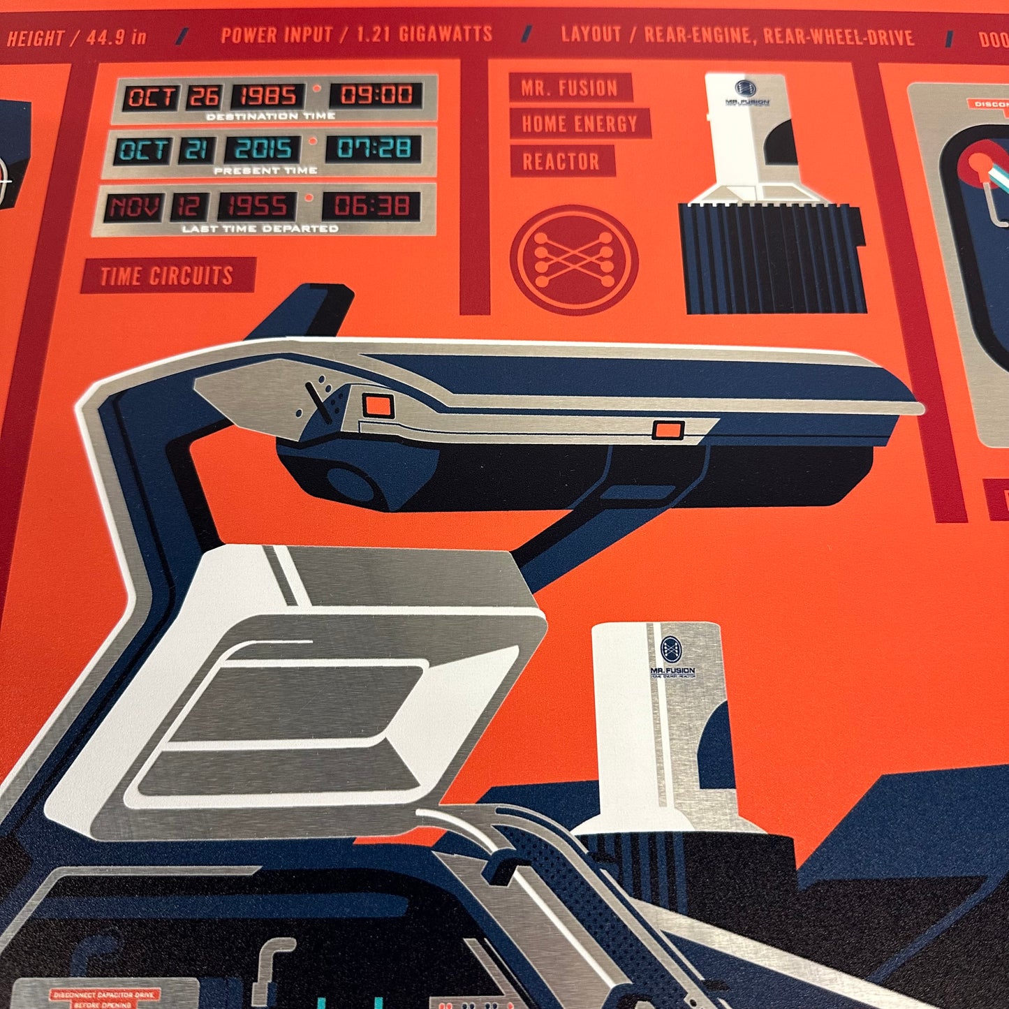 Tom Whalen "Back to the Future: Part II" Aluminum Print