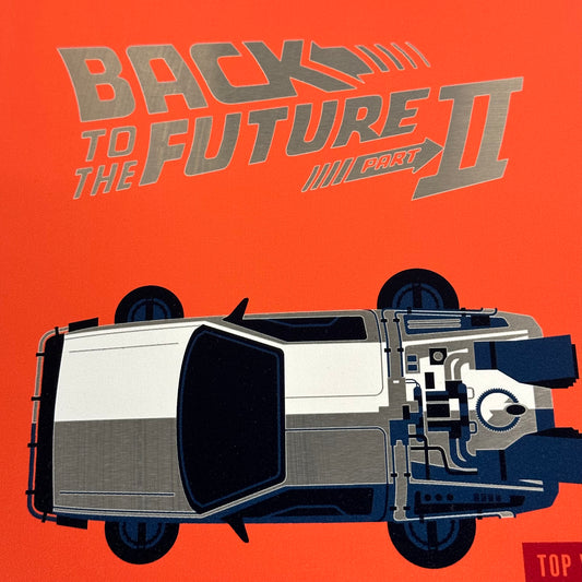 Tom Whalen "Back to the Future: Part II" Aluminum Print