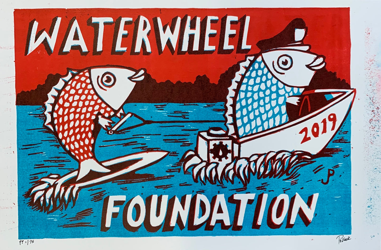 Jim Pollock "Waterwheel - 2019"