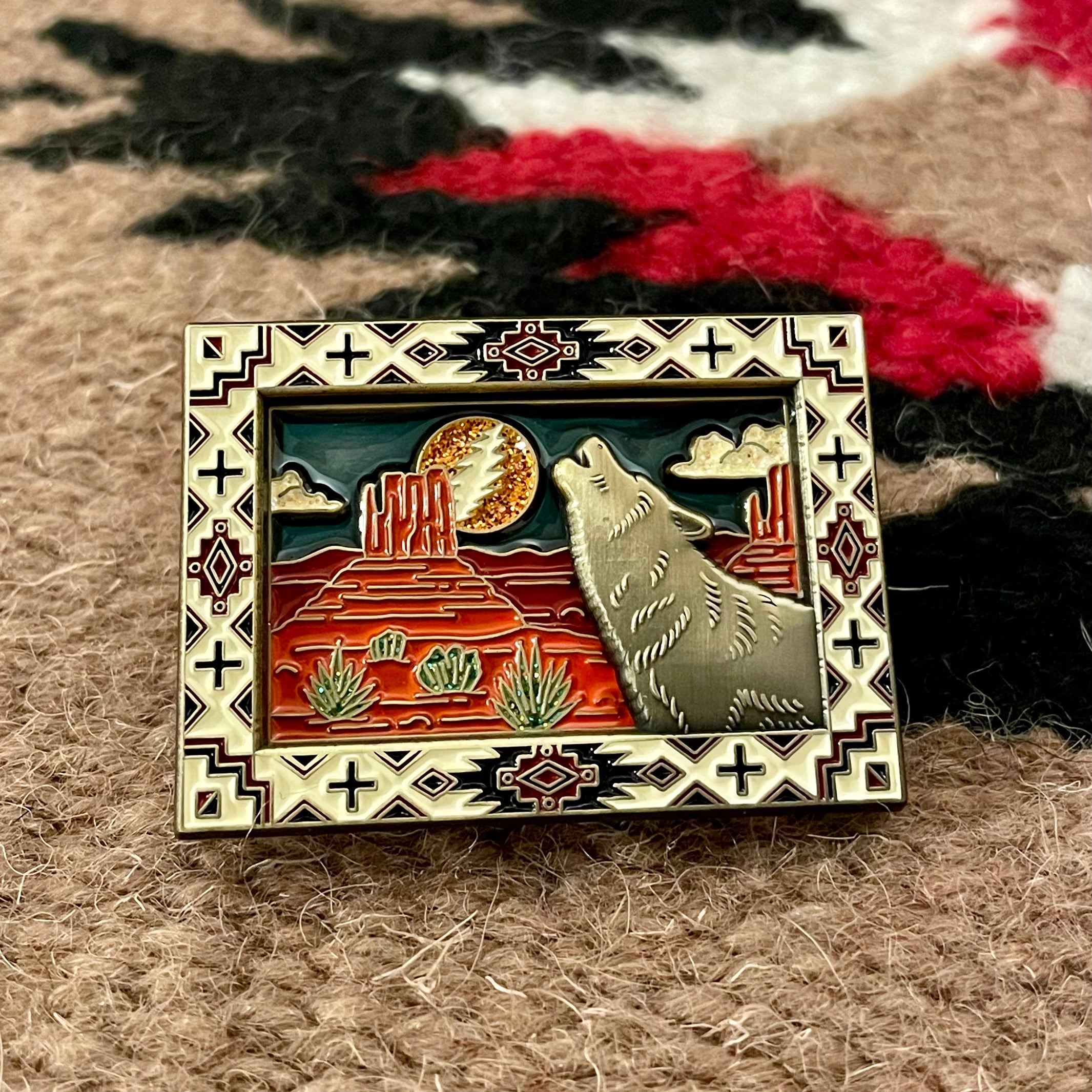 New Dead Pins "Desert Howler (Grateful Dead)" 2-Pin Blind Packed Combo