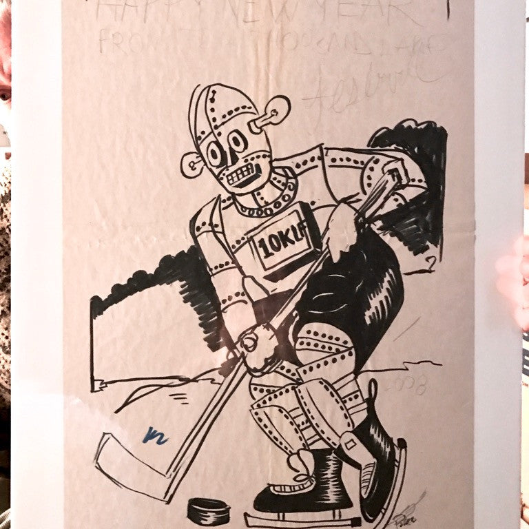 HockeyBot / 10,000 Lakes Happy New Year OG 08 Marker