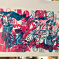 Jim Pollock "Soccerbot Pink & Blue Reversible Test Print" - 2/3