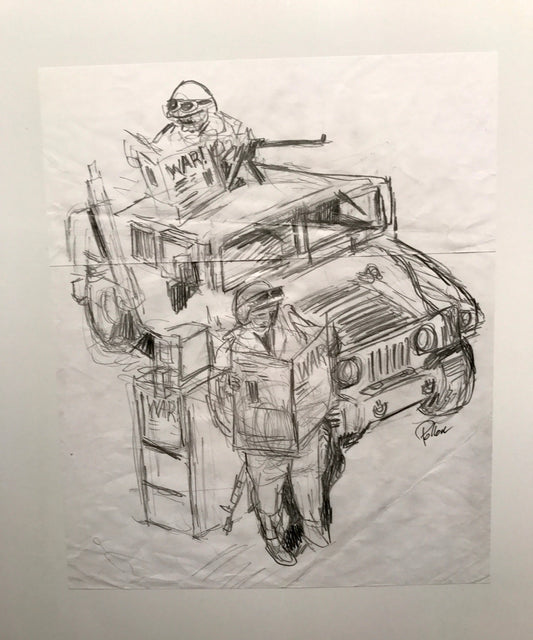 All The Shit That's Fit To Print War Tanks OG 2-piece Sketch