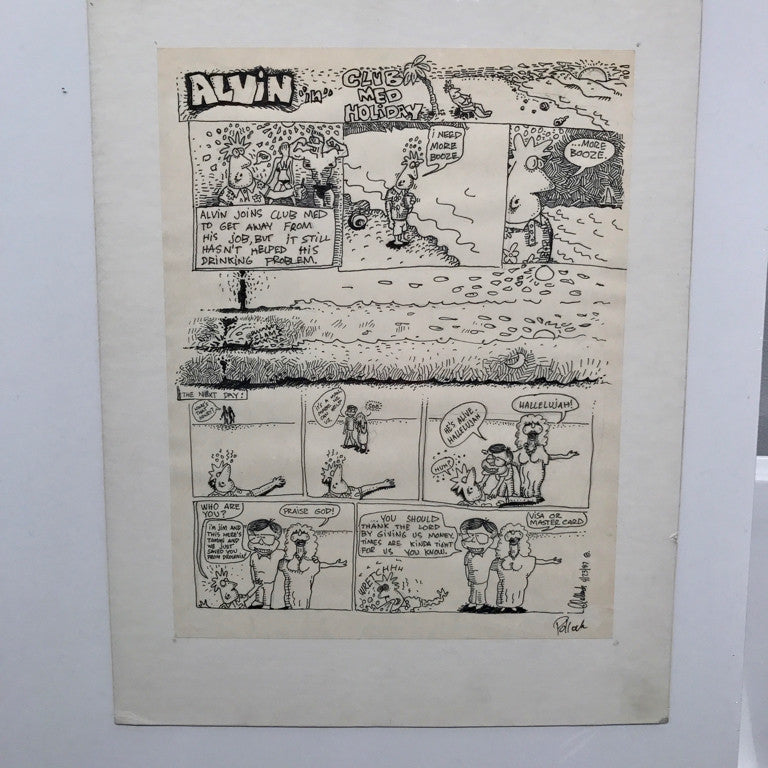 Alvin "in" Real Life Club Med Jim & Tammi Comic OG