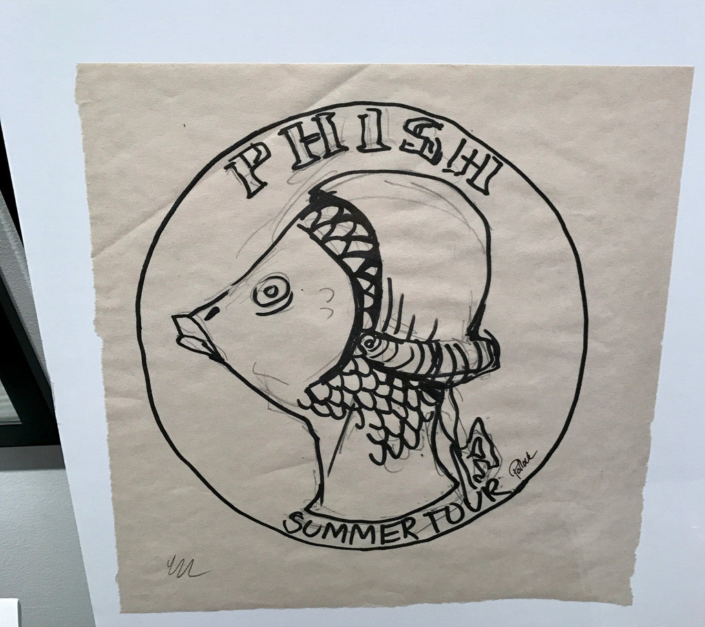 Phish Coin back George Washington OG Marker Sketch