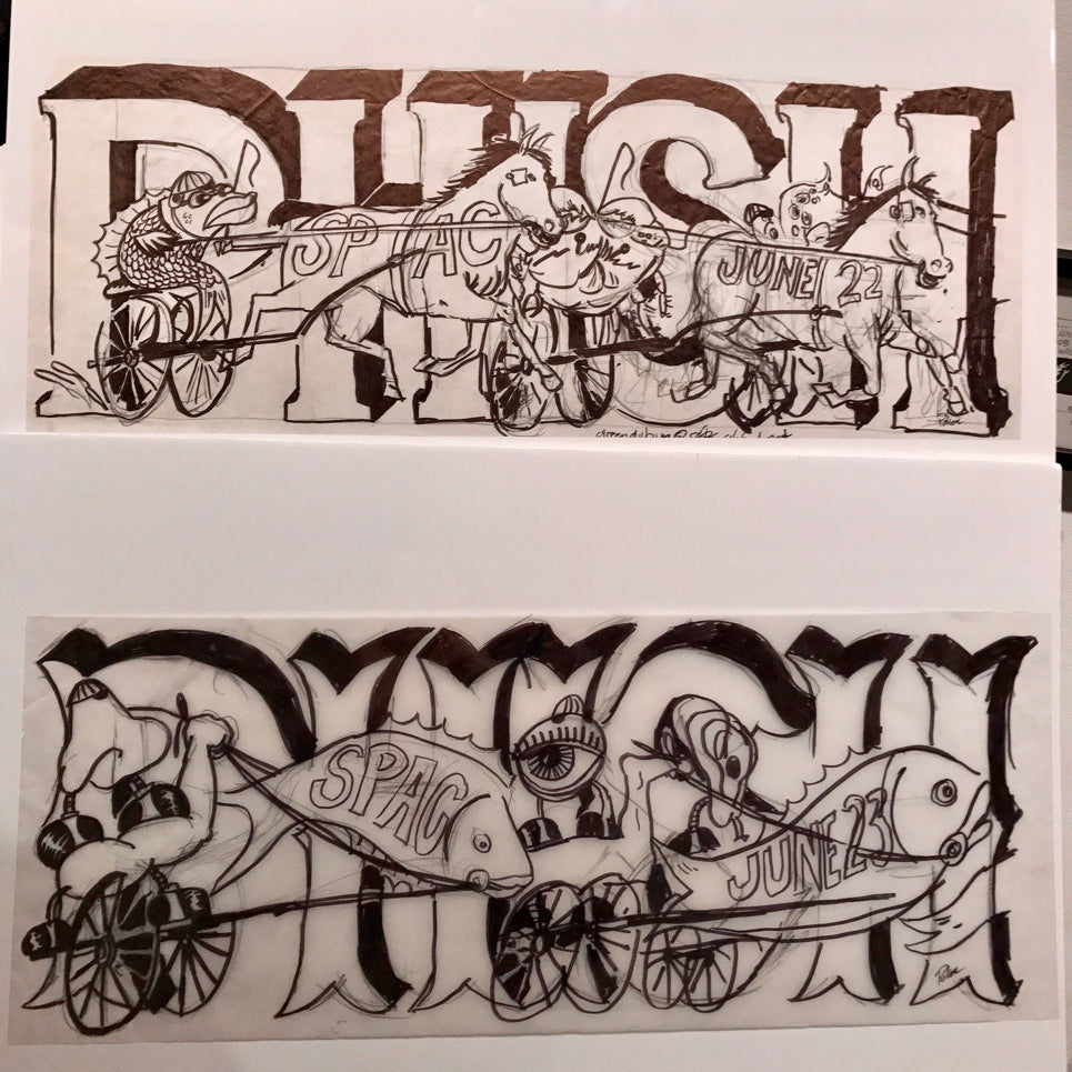 Phish SPAC 2010 OG Marker Sketch set