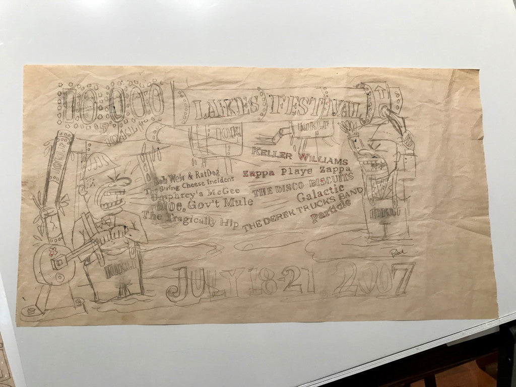 10,000 Lakes '07 OG pipe lake builder sketch