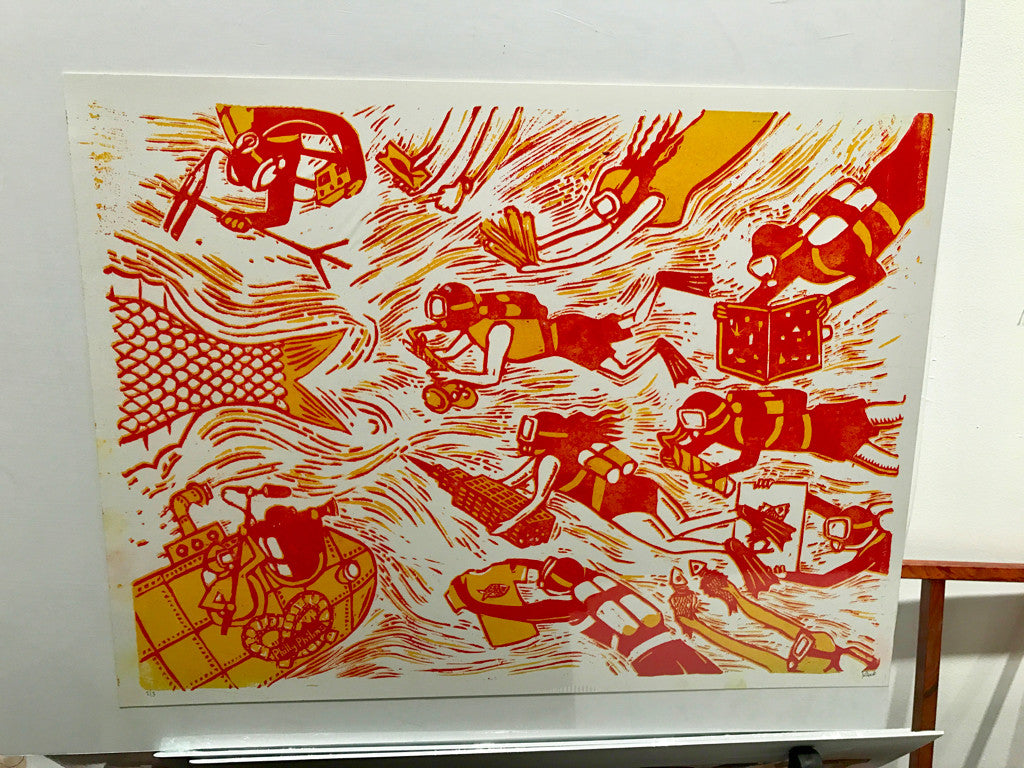 We've Got it Simple Philly Philms - Red & Yellow Test Print - #2