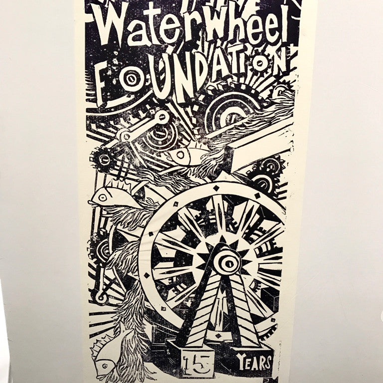 Phish Waterwheel Bill Graham 2012 SF 15th Anniversary Rare 1-color black registration proof