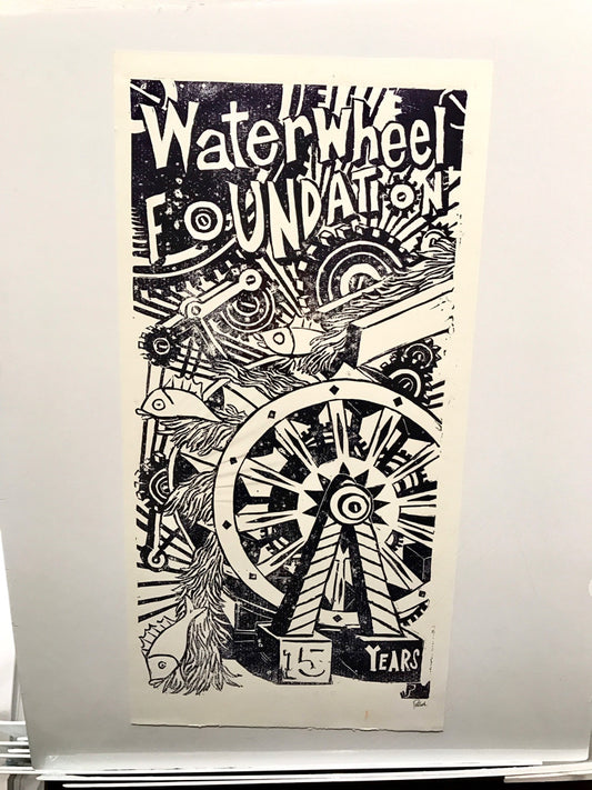 Phish Waterwheel Bill Graham 2012 SF 15th Anniversary Rare 1-color black registration proof