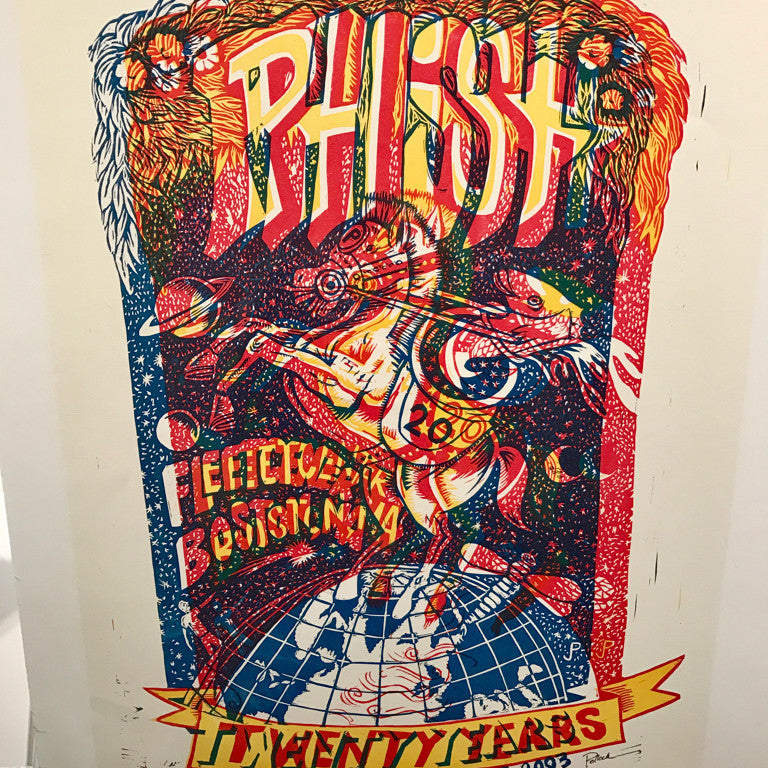 Phish Boston '03 20th Anniversary Rare 3-color Test Print