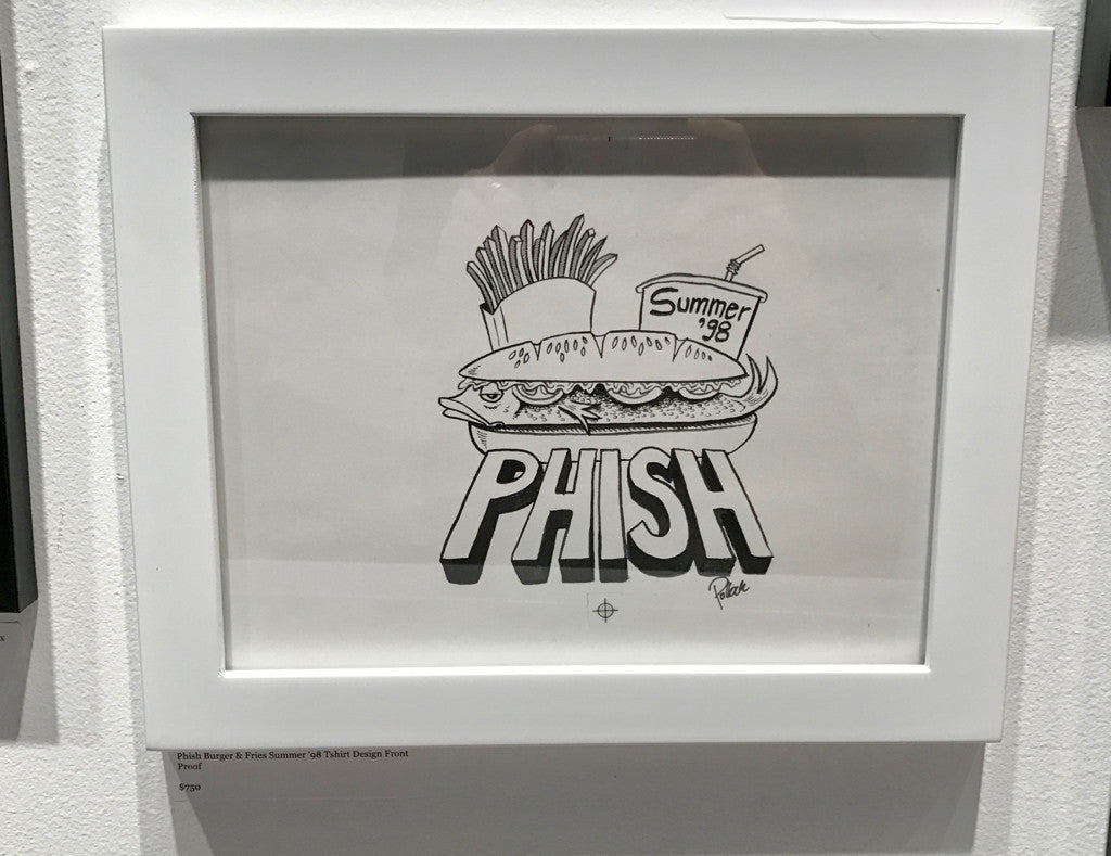 Phish Burger & Fries Summer '98 Tshirt Design Front Proof